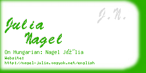 julia nagel business card